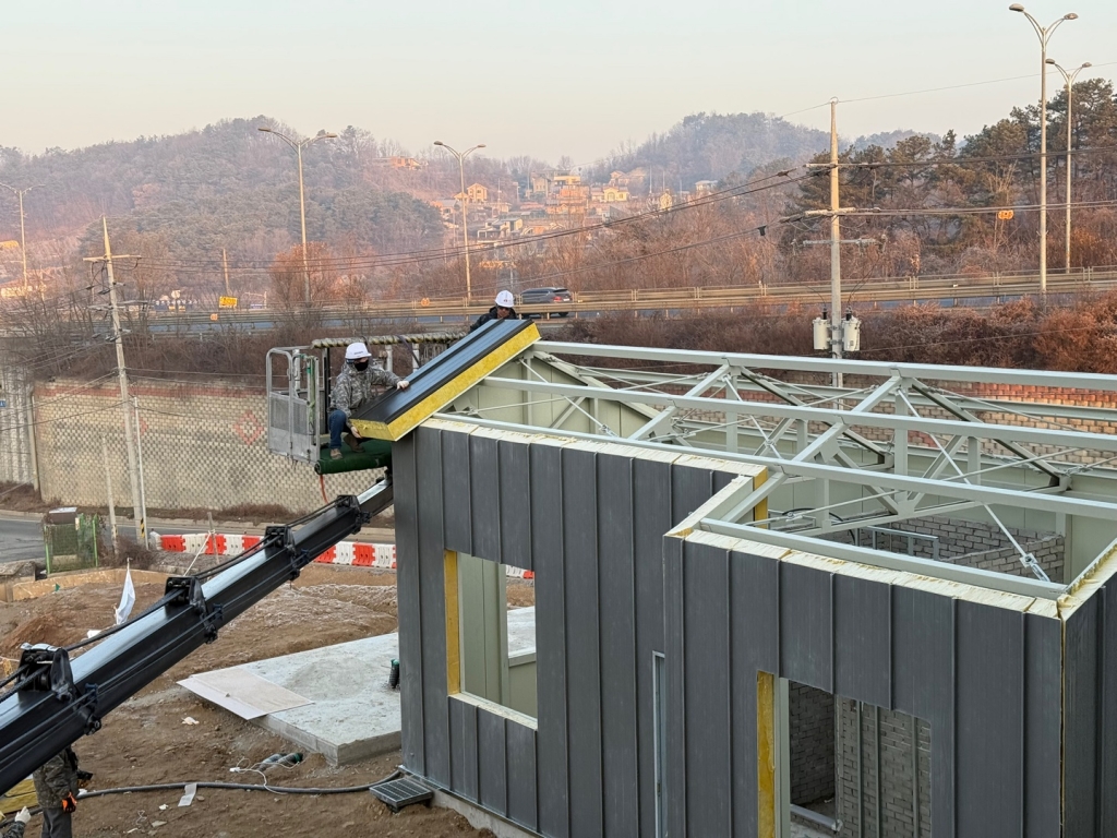 벅스존 서오창테크노밸리공장 신축공사 공사일보
