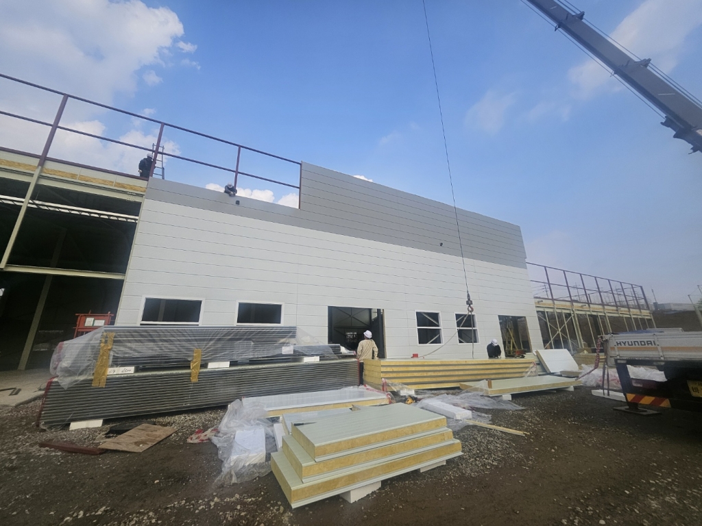 벅스존 서오창테크노밸리공장 신축공사 공사일보